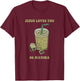 Jesus Loves You So Matcha Funny Drink Cup Of Tea T-Shirt - T-Shirt | Maroon
