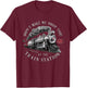 Funny Don't Make Me Drop you Off At The Train Station Funny T-Shirt - T-Shirt | Maroon