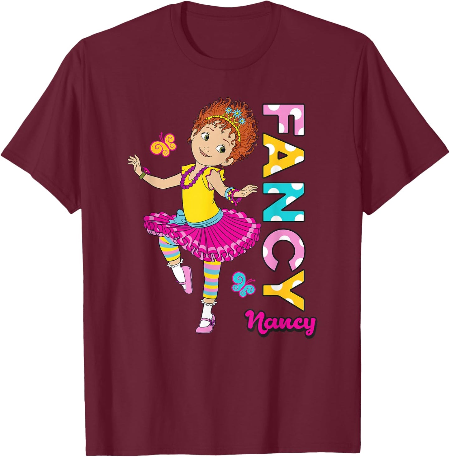 Disney - Fancy Nancy Dancing with Nancy T-Shirt - T-Shirt | Maroon