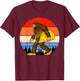Funny Bigfoot, Taco Lover, Bigfoot Taco, Bigfoot T-Shirt - T-Shirt | Maroon