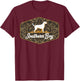 Southern Boy Camouflage Hunting Dog Hello Hunting Season T-Shirt - T-Shirt | Maroon