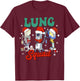 Lung Squad Ventilator Santa Respiratory Therapist Christmas T-Shirt - T-Shirt | Maroon