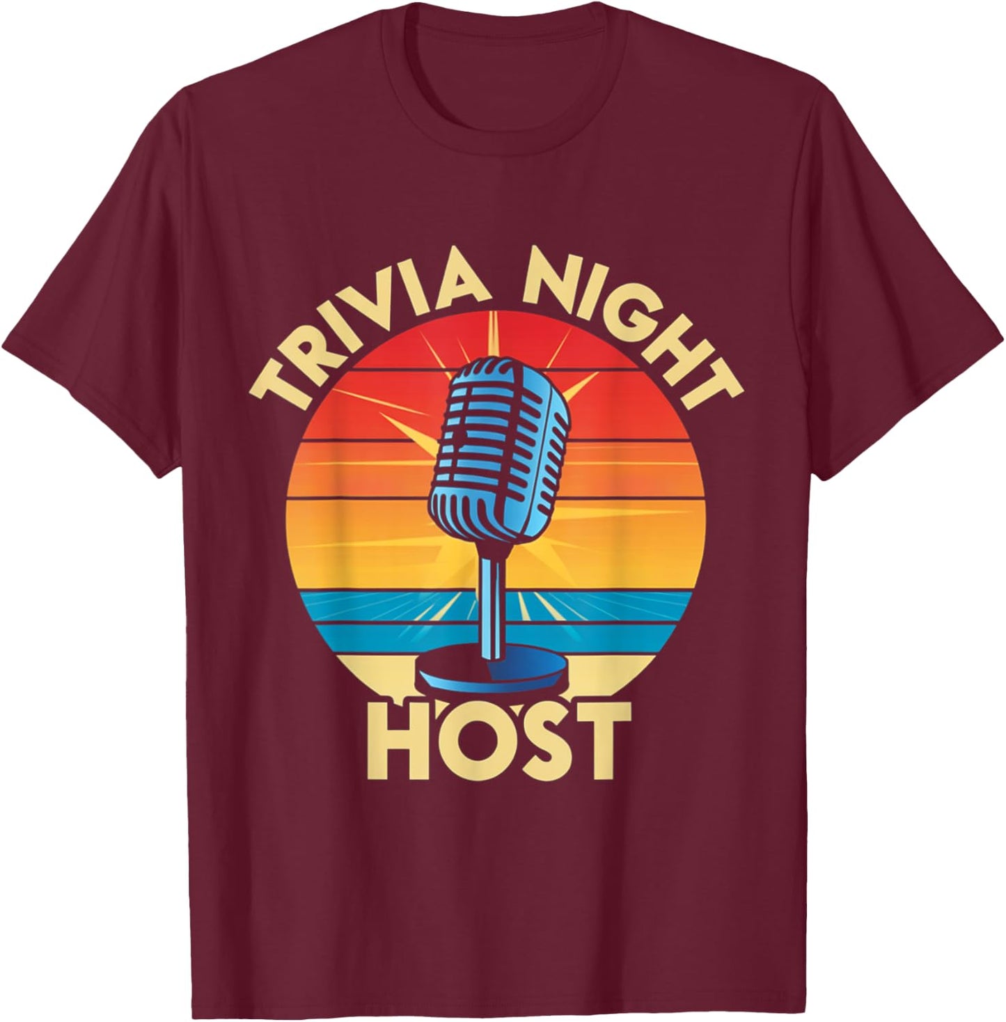 Trivia Night Squad Trivia Night Host Trivia Players Team T-Shirt - T-Shirt | Maroon
