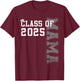 Mama Senior 2025 Proud Mama Of A Class Of 2025 Graduation T-Shirt - T-Shirt | Maroon
