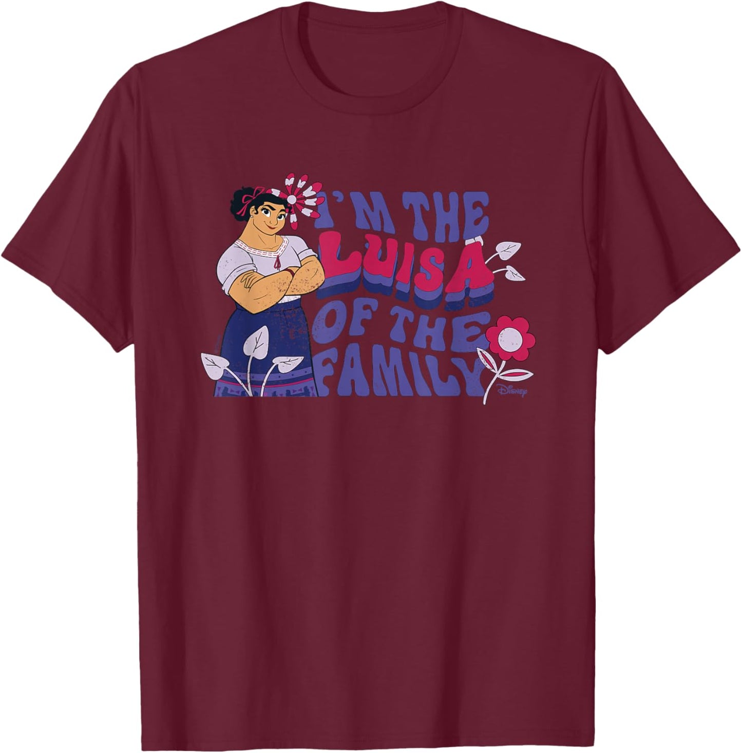 Encanto - Luisa Of The Family T-Shirt - T-Shirt | Maroon