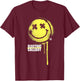 Spray Smile T-Shirt - T-Shirt | Maroon