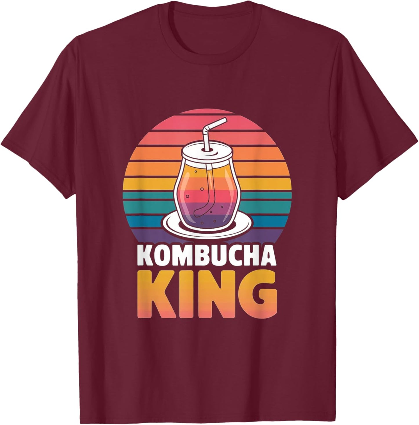 Roi du kombucha T-Shirt - T-Shirt | Maroon