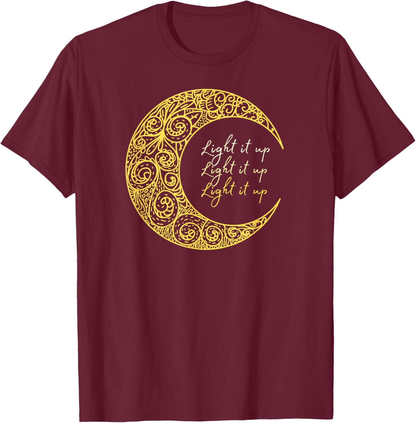 Light It Up by Sammi Rae T-Shirt - T-Shirt | Maroon