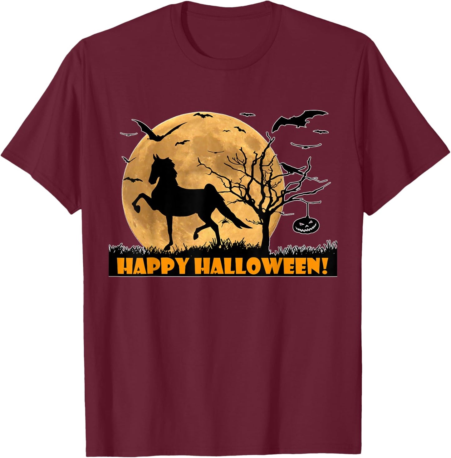 American Saddlebred Horse Training Gaited Horses Equitation T-Shirt - T-Shirt | Maroon