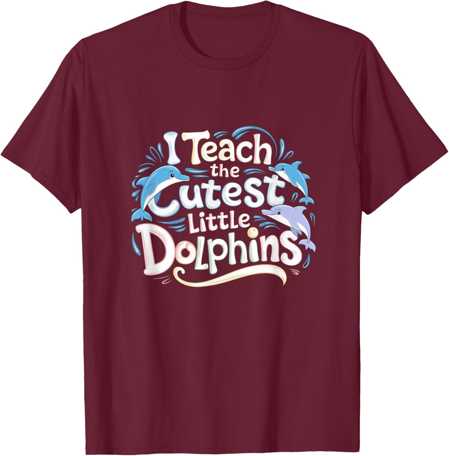 Funny Cute Animal Teacher T-Shirt - T-Shirt | Maroon