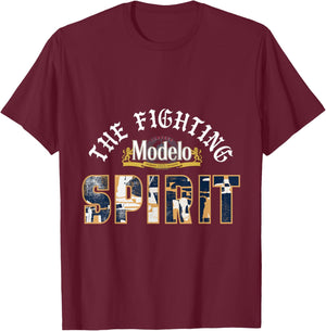 Modelo The Fighting Spirit T-Shirt - T-Shirt | Maroon