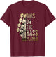 Dibs On The Bass Player Guitar Musician T-Shirt - T-Shirt | Maroon