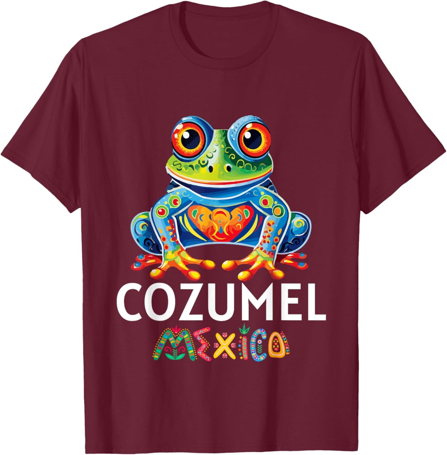 Cozumel Mexico Souvenir / Cozumel T-Shirt - T-Shirt | Maroon