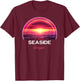 Seaside Oregon T-Shirt - T-Shirt | Maroon