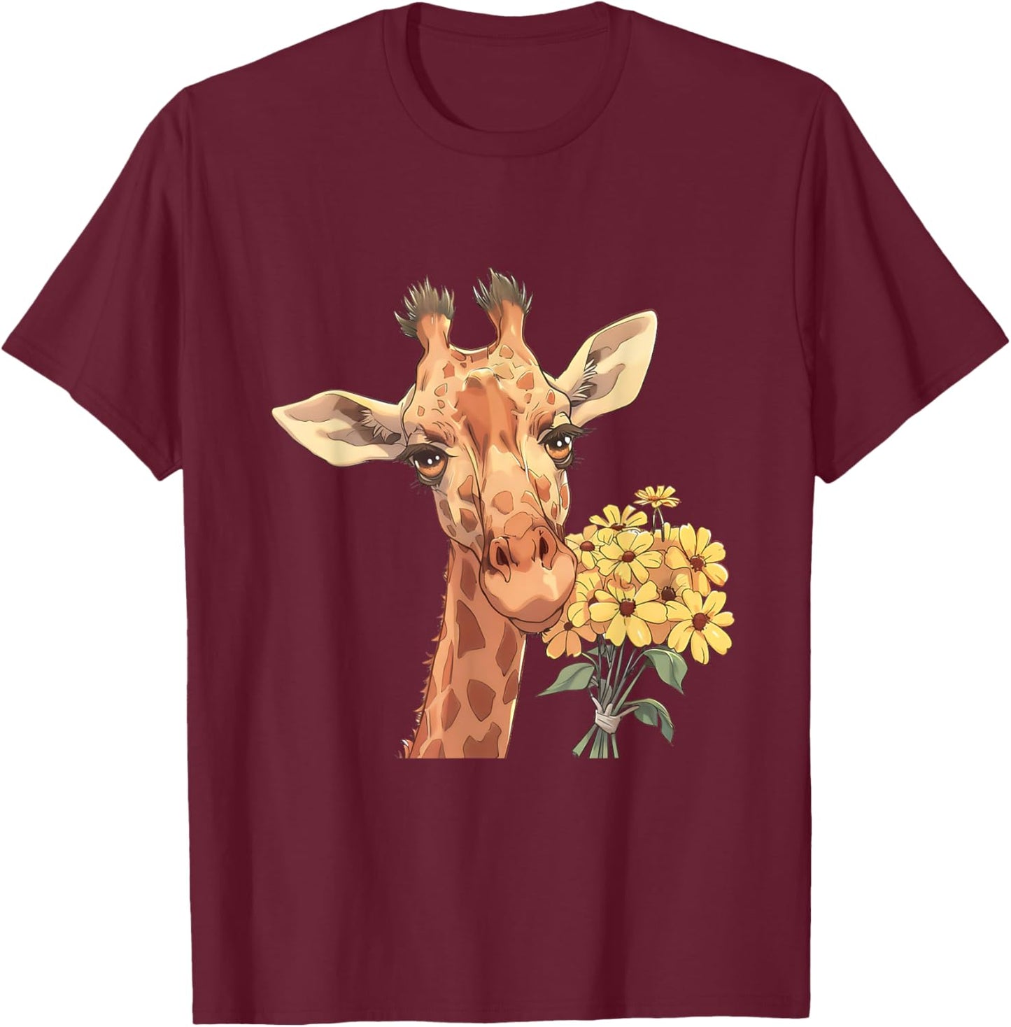 Giraffe shirt , giraffe for boys, giraffe for T-Shirt - T-Shirt | Maroon