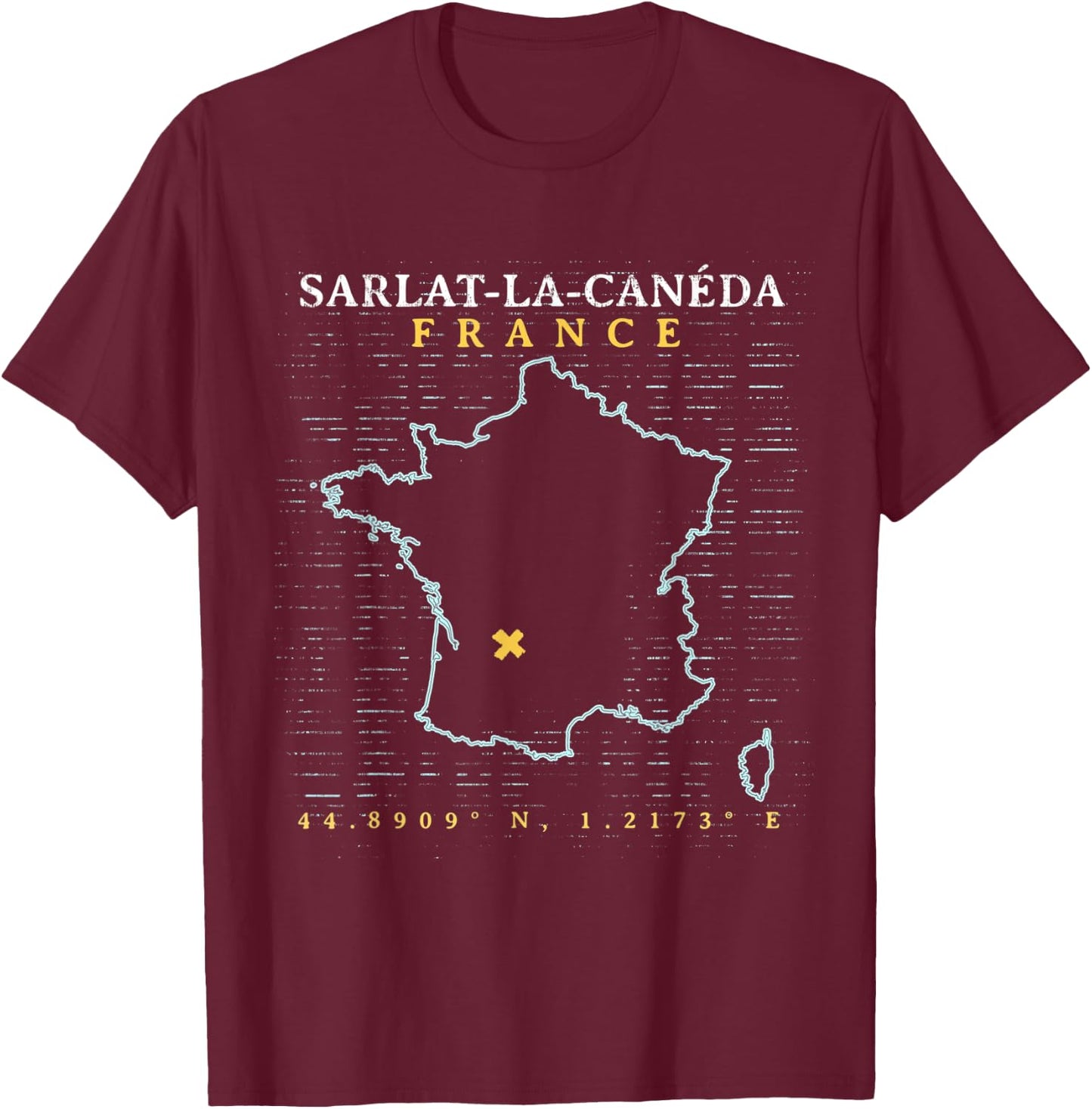 France Sarlat-la-Canéda T-Shirt - T-Shirt | Maroon