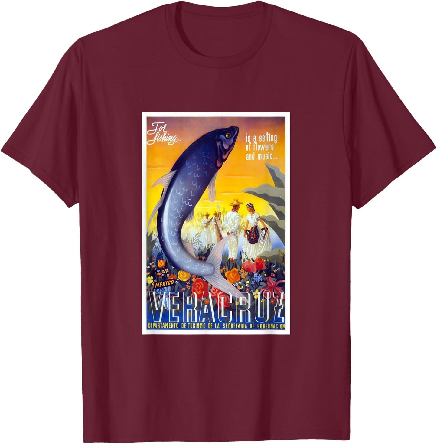 Veracruz...Mexico T-Shirt - T-Shirt | Maroon