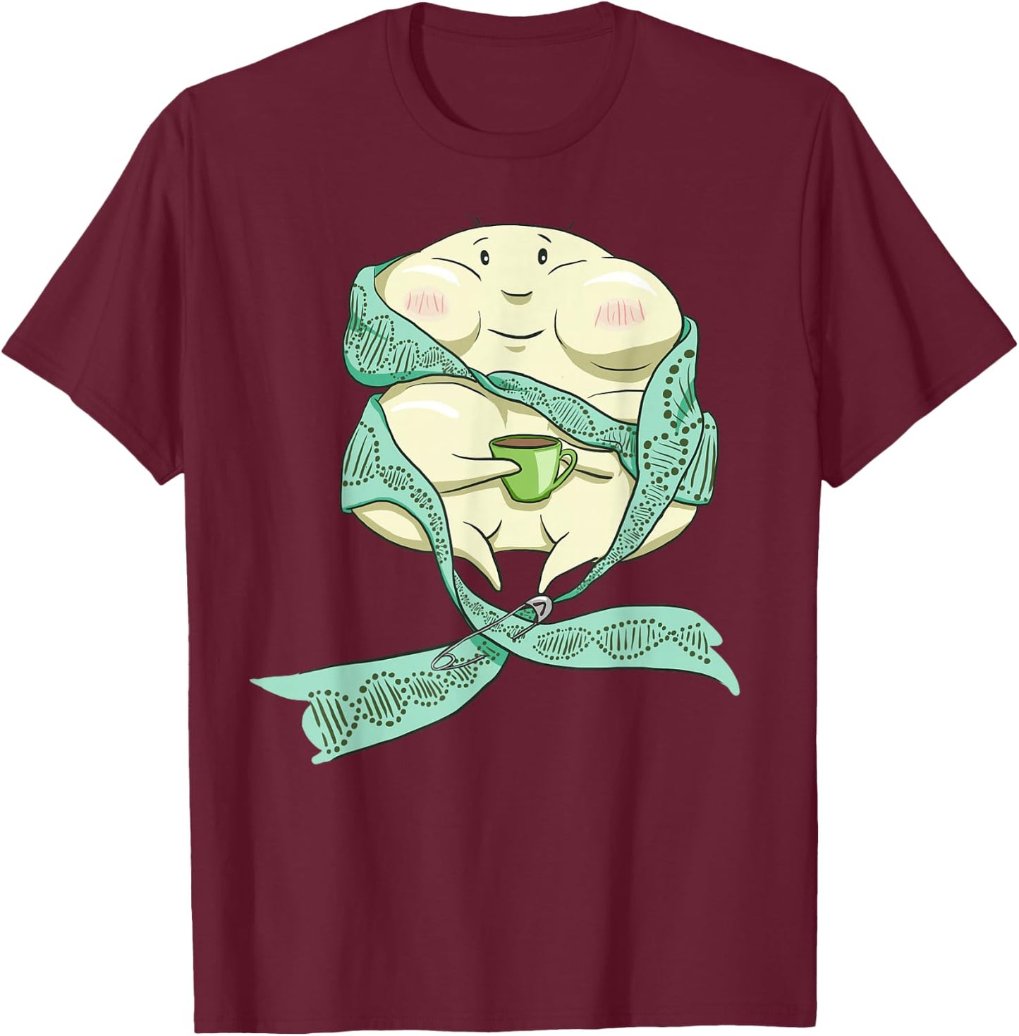 Nucleosome - Nucleoprotein - Funny Science Molecular Biology T-Shirt - T-Shirt | Maroon