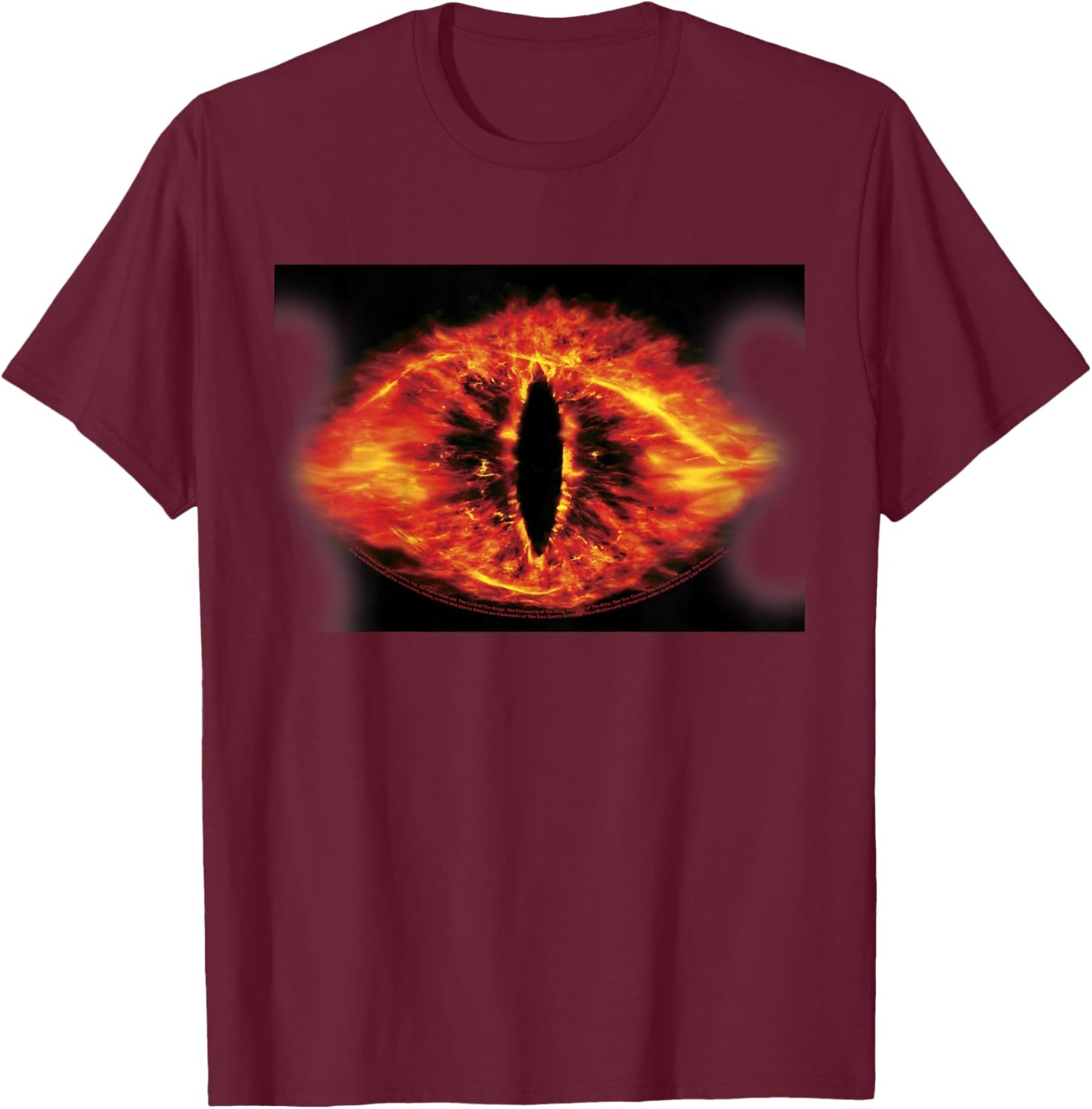 Kids The Lord of The Rings The Eye of Sauron T-Shirt - T-Shirt | Maroon