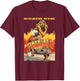 Hooters Attack of The 83ft Hooters Girl Funny B-Movie Retro T-Shirt - T-Shirt | Maroon