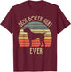 Vintage Best Boxer Aunt EVER dog lover Gift mother's day Men Women T-Shirt - T-Shirt | Maroon