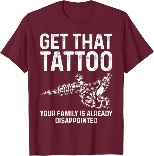 Funny Tattoo Artist Art Women Tattooer Tattoo Artist T-Shirt - T-Shirt | Maroon