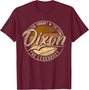 Dixon IL | Illinois | Vintage Distressed T-Shirt - T-Shirt | Maroon