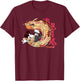 Disney Mickey Mouse Lunar New Year Dragon Strike Soccer T-Shirt - T-Shirt | Maroon