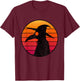 Vintage Plague Doctor Mask Retro Sun Plague Doctor T-Shirt - T-Shirt | Maroon