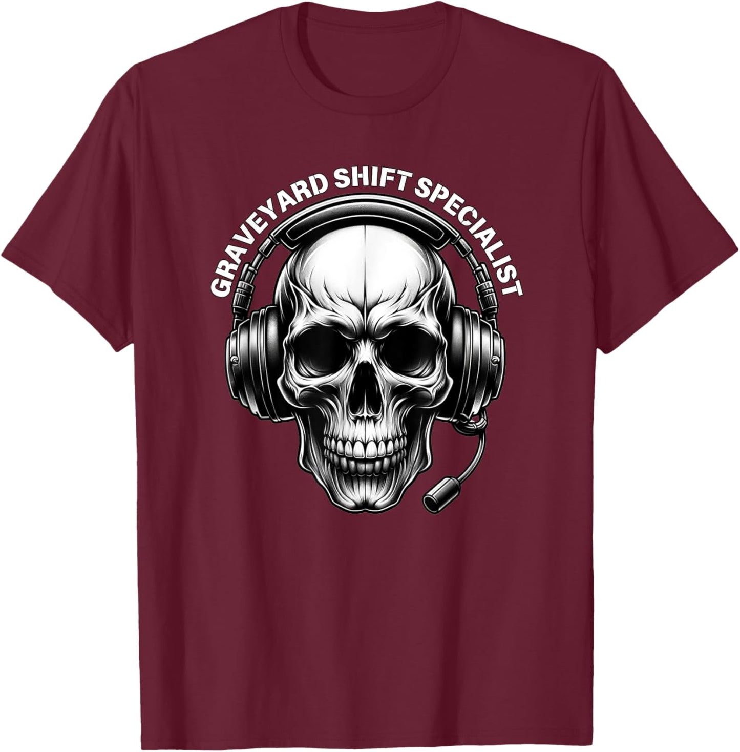 911 Dispatcher Gifts Police Night Shift Thin Gold Line T-Shirt - T-Shirt | Maroon