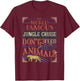 Disney Jungle Cruise World Famous Don't Feed The Animals V2 T-Shirt - T-Shirt | Maroon