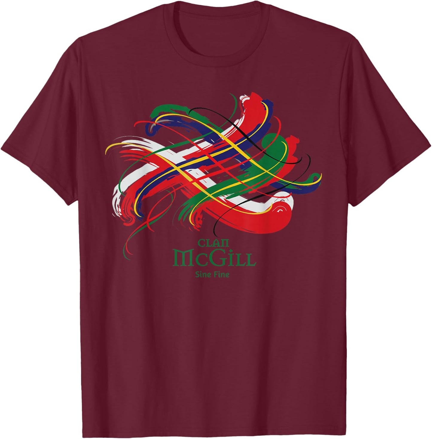 Clan McGill T-Shirt - T-Shirt | Maroon