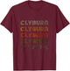 Love Heart Clyburn Grunge Vintage Style Black Clyburn T-Shirt - T-Shirt | Maroon