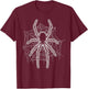 Spider Web Spider Lover Gift Lazy Halloween Costume T-Shirt - T-Shirt | Maroon