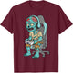 Gamer Halloween Zombie Scary Gaming Boys Kids Teen T-Shirt - T-Shirt | Maroon