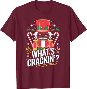 Funny Christmas African American Nutcracker Men Women Kids T-Shirt - T-Shirt | Maroon