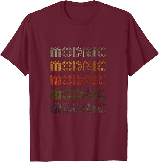 Love Heart Modric Grunge Vintage Style Black Modric T-Shirt - T-Shirt | Maroon
