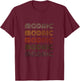 Love Heart Modric Grunge Vintage Style Black Modric T-Shirt - T-Shirt | Maroon