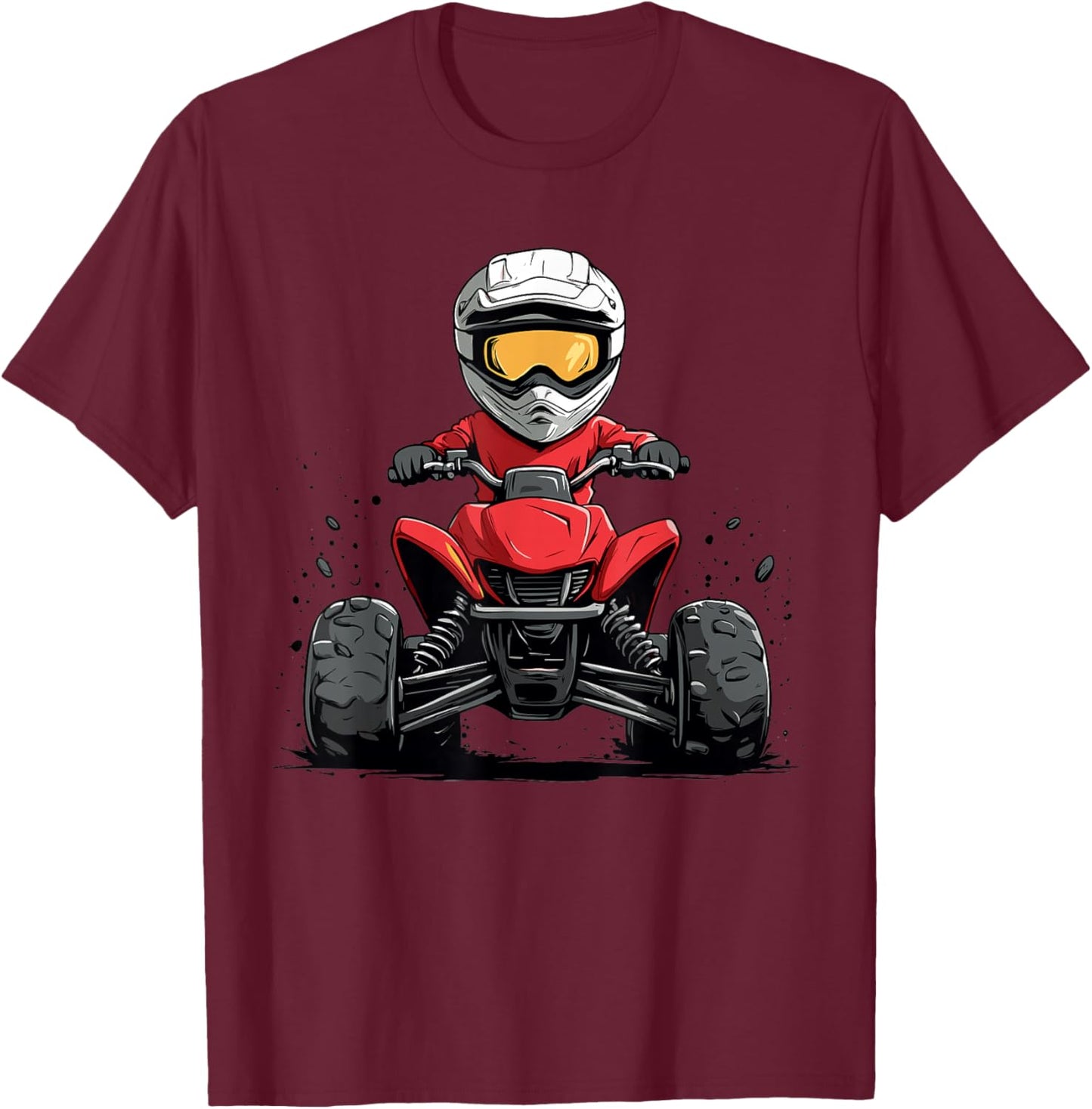 Kids 4 wheeler T-Shirt - T-Shirt | Maroon