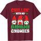 Chillin with My Cardiology Cardiac Nurse Christmas Gnomes T-Shirt - T-Shirt | Maroon