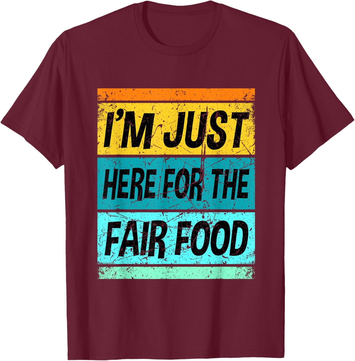 Retro County Fair Shirt Fair Food State Shirt Men Women Kids T-Shirt - T-Shirt | Maroon