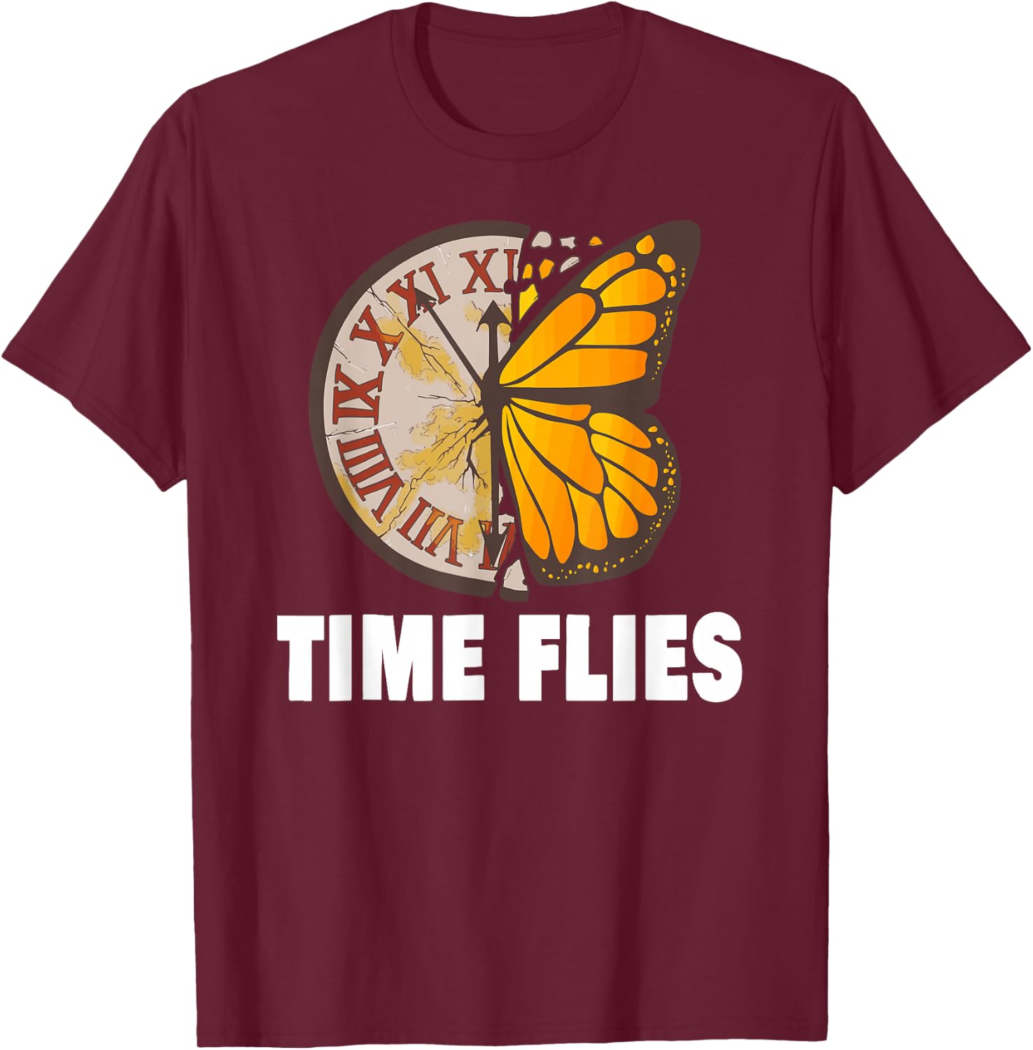 Time flies T-Shirt - T-Shirt | Maroon