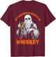 My Favorite Spirit Is Whiskey Halloween Ghost Costume T-Shirt - T-Shirt | Maroon