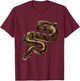 Snake Ball Python T-Shirt - T-Shirt | Maroon