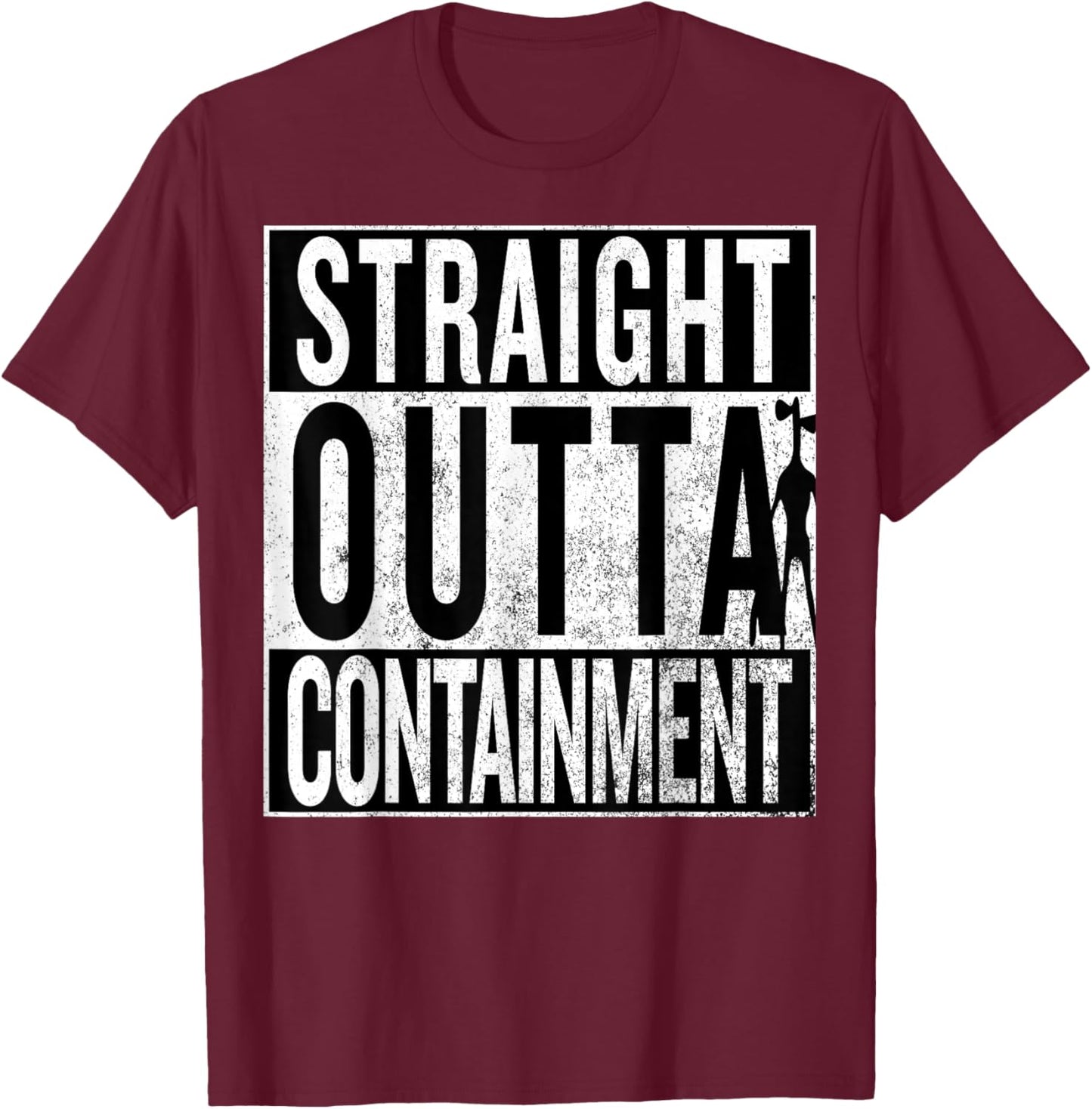 Containment Breach at the SCP Foundation T-Shirt - T-Shirt | Maroon
