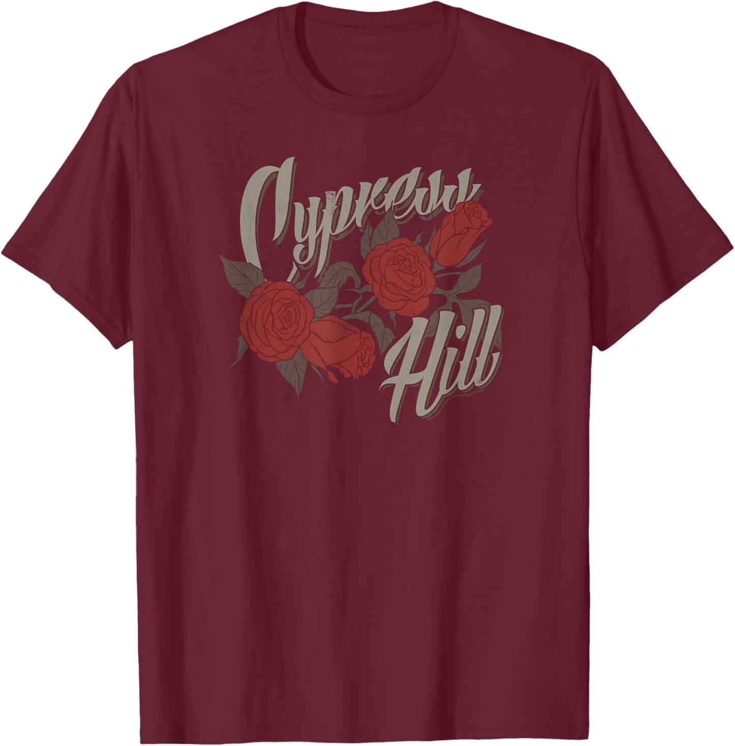 Cypress Hill - Tequila Sunrise T-Shirt - T-Shirt | Maroon