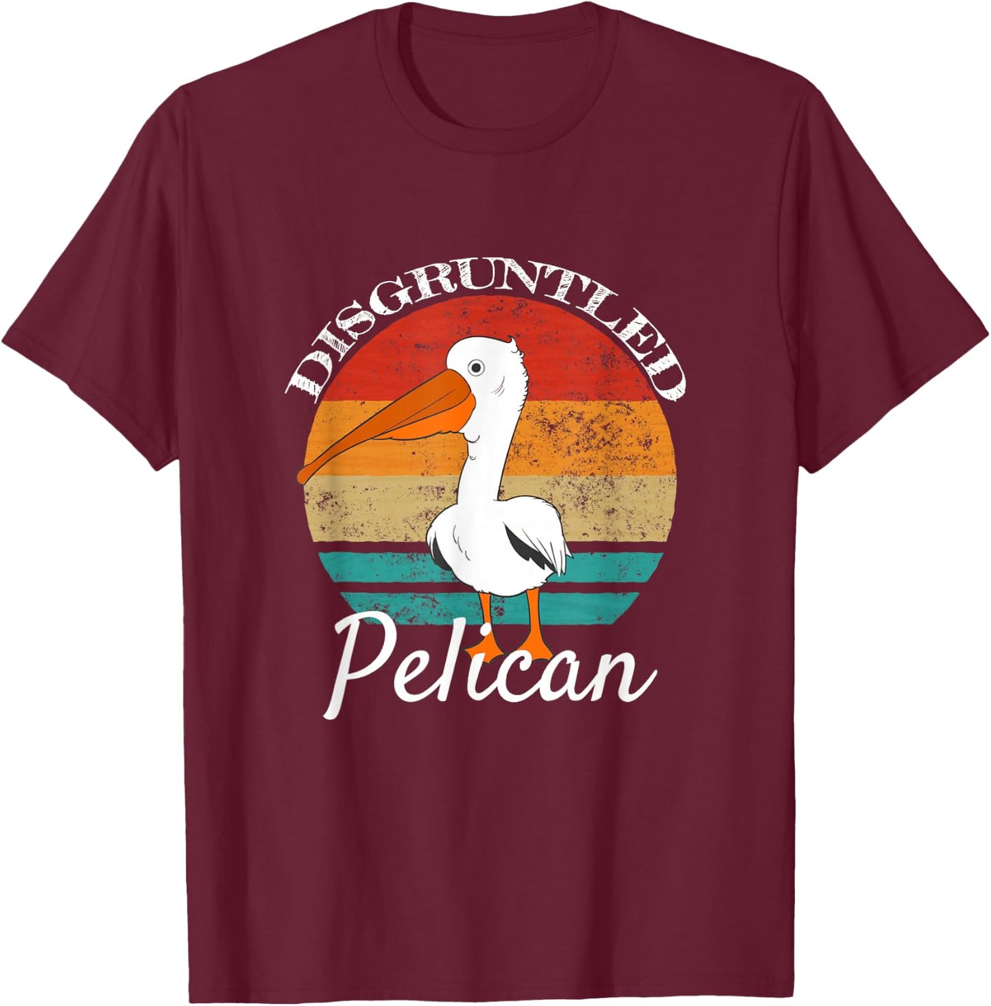 Disgruntled Pelican T-Shirt - T-Shirt | Maroon