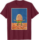 Feel Good Retro Fairytale Art-Vintage Humpty Dumpty T-Shirt - T-Shirt | Maroon