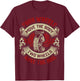 Motorcycle Gift Biker Four Move Body Two Wheels Move Soul T-Shirt - T-Shirt | Maroon