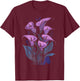 Purple Calla Lily Flower Plant Lover Floral T-Shirt - T-Shirt | Maroon